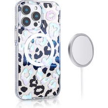 Teknook iPhone 16 Pro Max Kılıf M-Safe Şarj Özellikli Zore Jago Kılıf - Beyaz