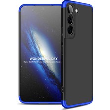 Teknook Galaxy S22 Plus Kılıf Zore Ays Kılıf - Siyah-Mavi