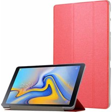 Teknook Galaxy Tab A T590 Zore Smart Cover Standlı 1-1 Kılıf - Kırmızı
