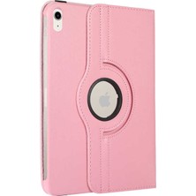 Teknook iPad 11.nesil 2025 Zore Dönebilen Standlı Kılıf - Pembe