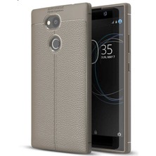 Teknook Sony Xperia Xa2 Ultra Kılıf Zore Niss Silikon Kılıf - Gri