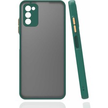 Teknook Galaxy A03S Kılıf Zore Hux Kılıf - Koyu Yeşil