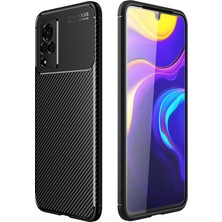 Teknook Vivo V21 Kılıf Zore Negro Silikon Kılıf - Siyah