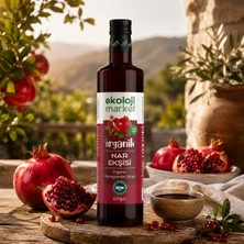 Ekoloji Market Organik Glutensiz Soğuk Sıkım Nar Ekşisi 670 Gr.
