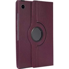 Teknook Galaxy Tab A8 10.5 SM-X200 (2021) Zore Dönebilen Standlı Kılıf - Mor