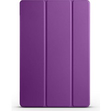 Teknook Galaxy Tab S10 Lite Zore Smart Cover Standlı 1-1 Kılıf - Mor