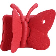 Teknook iPad Mini 5 Zore Butterfly Standlı Tablet Kılıf - Kırmızı