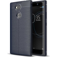 Teknook Sony Xperia Xa2 Kılıf Zore Niss Silikon Kılıf - Lacivert