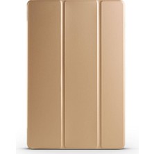 Teknook Galaxy Tab S10 Lite Zore Smart Cover Standlı 1-1 Kılıf - Gold
