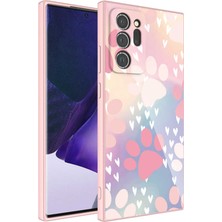 Teknook Galaxy Note 20 Ultra Kılıf Kamera Korumalı Desenli Sert Silikon Zore Epoksi Kılıf - No4