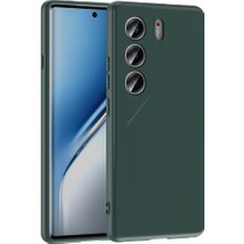 Teknook Tecno Camon 40 Pro Kılıf Zore Mara Lansman Kılıf - Koyu Yeşil
