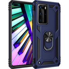 Teknook Huawei P40 Pro Kılıf Zore Vega Kılıf - Mavi