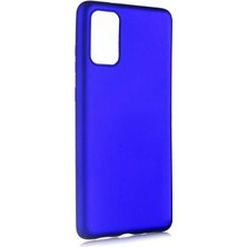 Teknook Galaxy S20 Plus Kılıf Zore Premier Silikon Kılıf - Saks Mavi