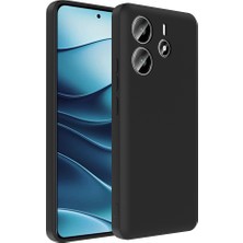 Teknook Xiaomi Redmi Note 14 4g Kılıf Kamera Korumalı Kartlık Hazneli Zore Vitra Kılıf - Siyah