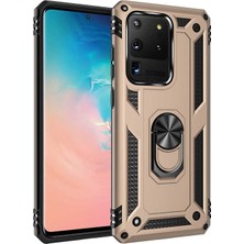 Teknook Galaxy S20 Ultra Kılıf Zore Vega Kılıf - Gold