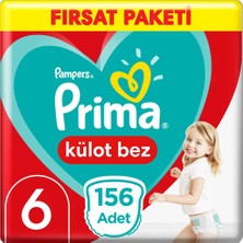 Prima Külot Bez Fırsat Paketi 6 Beden 3X52 156 Adet