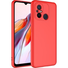 Teknook Xiaomi Redmi 12C Kılıf Zore Mara Lansman Kılıf - Kırmızı