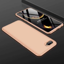Teknook Oppo Ax7 Kılıf Zore Ays Kılıf - Gold