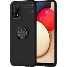 Teknook Galaxy A02S Kılıf Zore Ravel Silikon Kılıf - Siyah