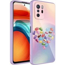 Teknook Xiaomi Redmi Note 10 Pro Kılıf Kamera Korumalı Desenli Sert Silikon Zore Epoksi Kılıf - No1