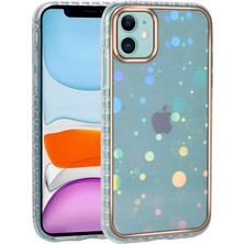 Teknook iPhone 11 Kılıf Desenli Parlayan Transparan Zore Avva Kılıf - No2