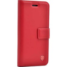 Teknook Lg G3 Kılıf Zore New Delüxe Kılıflı Standlı Kılıf - Kırmızı