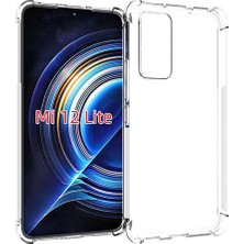 Teknook Xiaomi Mi 12 Lite Kılıf Zore Nitro Anti Shock Silikon - Renksiz