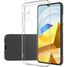 Teknook Xiaomi Poco M5 Kılıf Zore Süper Silikon Kılıf - Renksiz