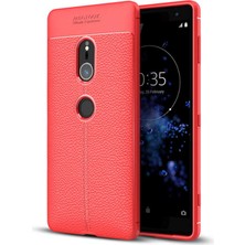 Teknook Sony Xperia Xz2 Kılıf Zore Niss Silikon Kılıf - Kırmızı