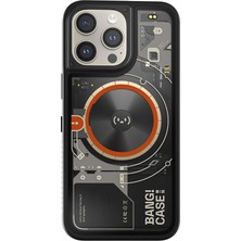 Teknook iPhone 15 Pro Max Kılıf Özelleştirilebilir 3 Fonksiyonlu Bluetooth Bağlantılı Bitmo Lab Bangcase Akıllı M-Safe Kılıf - Siyah
