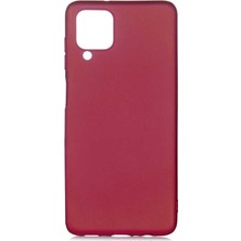 Teknook Galaxy M12 Kılıf Zore Premier Silikon Kılıf - Mürdüm