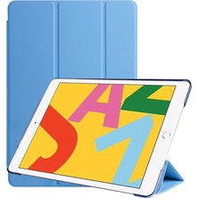 Teknook iPad 10.2 2021 (9.nesil) Zore Smart Cover Standlı 1-1 Kılıf - Mavi