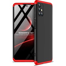 Teknook Galaxy M31S Kılıf Zore Ays Kılıf - Siyah-Kırmızı