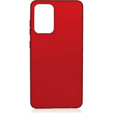 Teknook Galaxy A72 Kılıf Zore Premier Silikon Kılıf - Kırmızı