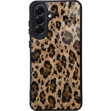 Teknook Galaxy A56 Kılıf Kamera Korumalı Desenli Zore Lusi Kılıf - Kahve Leopar