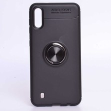 Teknook Galaxy M10 Kılıf Zore Ravel Silikon Kılıf - Siyah