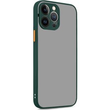 Teknook iPhone 13 Pro Kılıf Zore Hux Kılıf - Koyu Yeşil