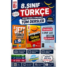 Ünlüler Karması 8.sınıf Jett Türkçe Fasikülleri-Sempatik Türkçe Soru Bankası -1.dönem Tüm Dersler Soru Bankası