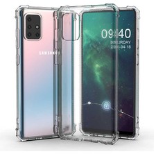 Teknook Galaxy M51 Kılıf Zore Nitro Anti Shock Silikon - Renksiz