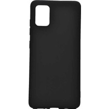 Teknook Galaxy A51 Kılıf Zore Premier Silikon Kılıf - Siyah