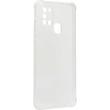 Teknook Galaxy A21S Kılıf Zore Kamera Korumalı Nitro Anti Shock Silikon - Renksiz
