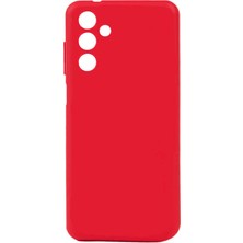 Teknook Galaxy A04S Kılıf Zore Biye Silikon - Kırmızı