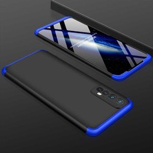 Teknook Realme 7 Kılıf Zore Ays Kılıf - Siyah-Mavi