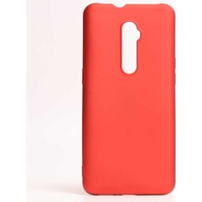 Teknook Oppo Reno 10X Zoom Kılıf Zore Premier Silikon Kılıf - Kırmızı