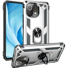Teknook Xiaomi Mi 11 Lite Kılıf Zore Vega Kılıf - Gri