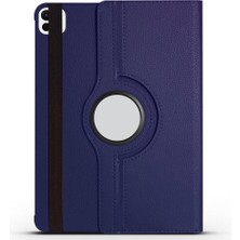 Teknook iPad Pro 11 2025 M5 Zore Dönebilen Standlı Kılıf - Lacivert