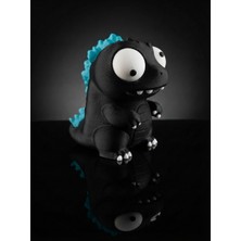 Demirhan3D 🦖 Hareketli Gözlü Godzilla Figürü 9,5 cm | 3D Baskı Pla Dekoratif Canavar Figürü | Masaüstü Süsü ve Hediyelik Koleksiyon