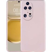 Teknook Huawei P50 Pro Kılıf Zore Premier Silikon Kılıf - Rose Gold