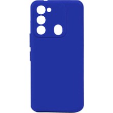 Teknook Tecno Spark 8c Kılıf Zore Biye Silikon - Mavi