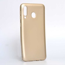 Teknook Galaxy M30 Kılıf Zore Premier Silikon Kılıf - Gold